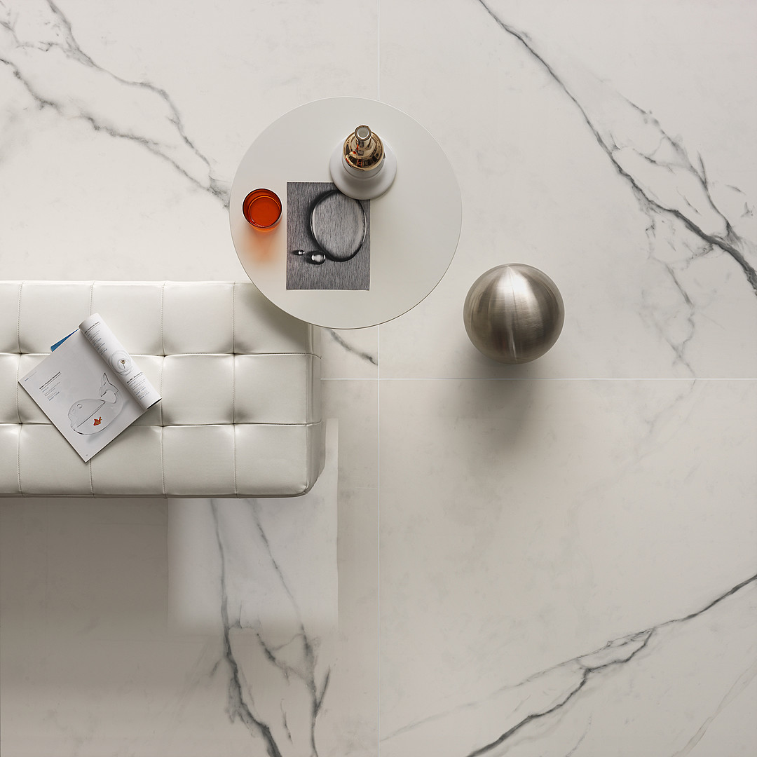 Villeroy Boch Marmorchic essential White 60x60 weiß 2660-MR0M Wand-Boden-Fliesen