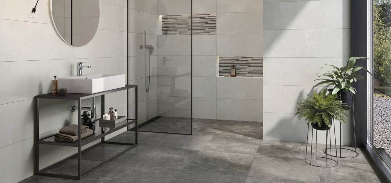 Villeroy & Boch 60x60 Atlanta Night Grey Wand-Boden-Fliesen Stein-Optik