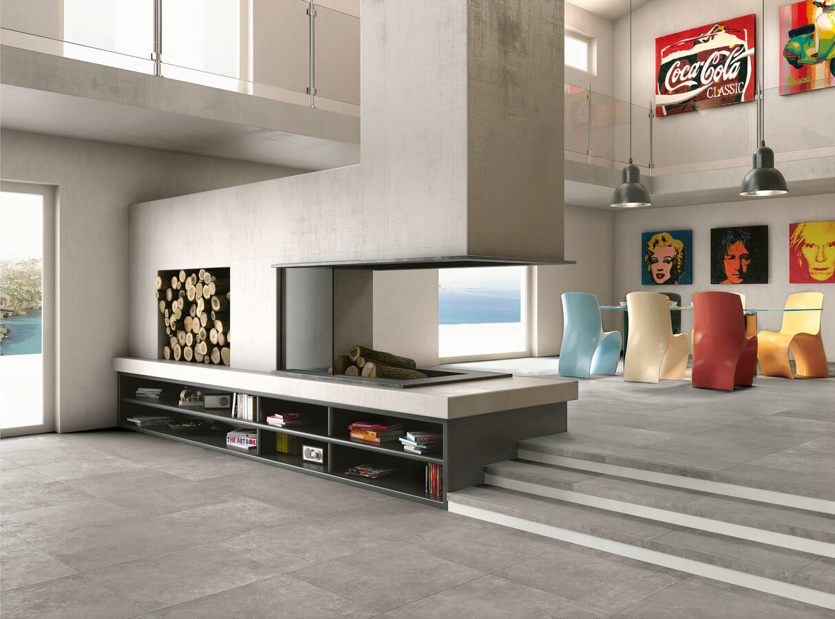 Villeroy & Boch 60x60 Grau Matt Boden-Wand-Fliese Beton-Optik