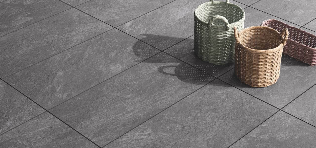 Villeroy & Boch 60x60 Anthrazit Multicolor Matt TERRASSENPLATTEN Stein-optik