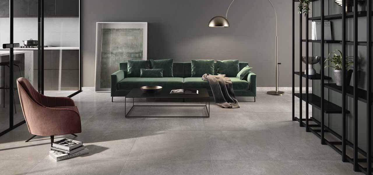 Villeroy & Boch 60x60 Antlanta Concrete Grey Matt BODEN-WAND-Fliesen Stein-Beton-optik